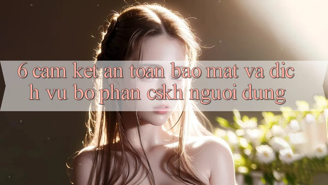 6. Cam Kết An Toàn Bảo Mật Và Dịch Vụ Bộ phận CSKH Người dùng 6. Cam Kết An Toàn Bảo Mật Và Dịch Vụ Bộ phận CSKH Người dùng