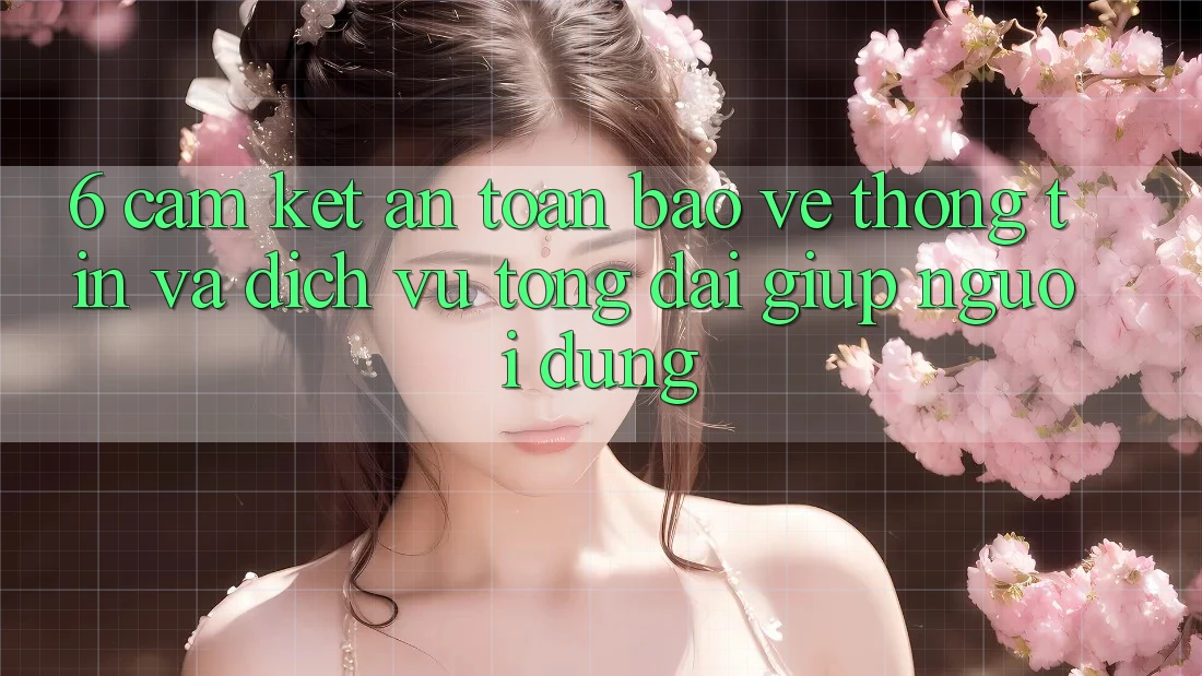 6. Cam Kết An Toàn Bảo vệ thông tin Và Dịch Vụ Tổng đài giúp Người dùng
