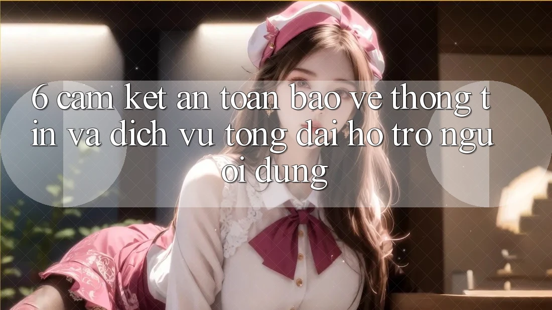 6. Cam Kết An Toàn Bảo vệ thông tin Và Dịch Vụ Tổng đài hỗ trợ Người dùng 6. Cam Kết An Toàn Bảo vệ thông tin Và Dịch Vụ Tổng đài hỗ trợ Người dùng