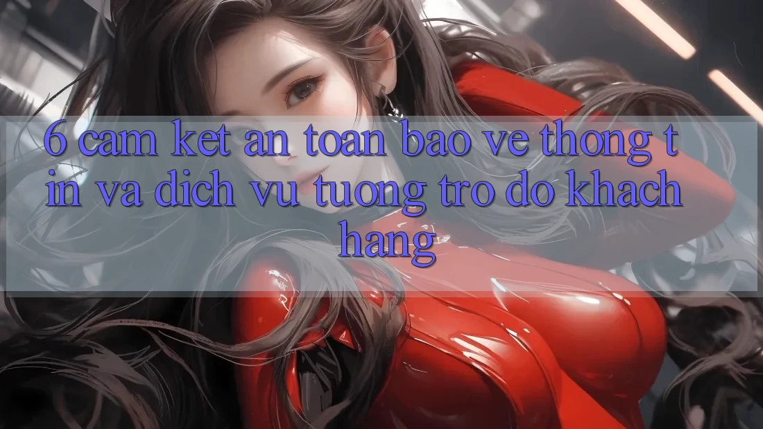 6. Cam Kết An Toàn Bảo vệ thông tin Và Dịch Vụ Tương trợ đỡ Khách Hàng 6. Cam Kết An Toàn Bảo vệ thông tin Và Dịch Vụ Tương trợ đỡ Khách Hàng