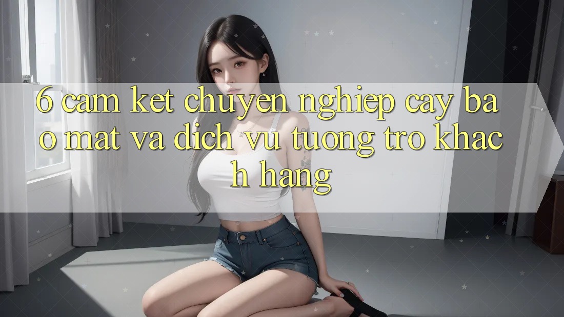 6. Cam Kết Chuyên nghiệp cậy Bảo Mật Và Dịch Vụ Tương trợ Khách Hàng