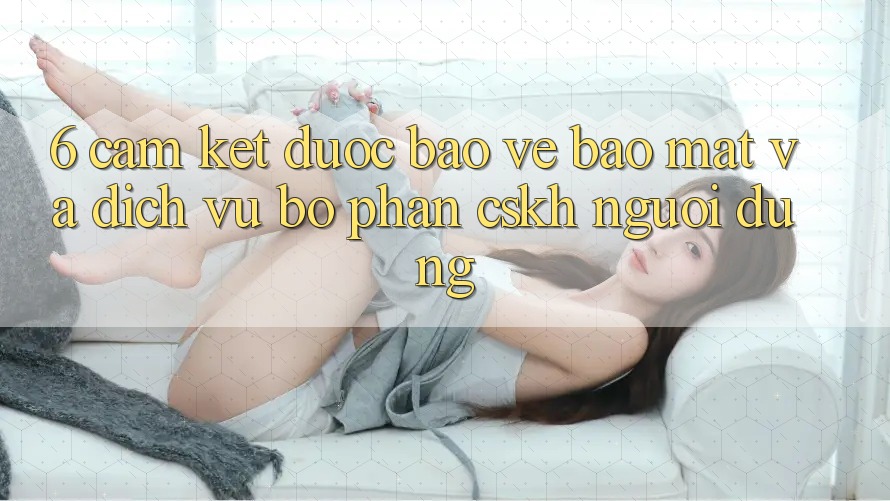 6. Cam Kết Được bảo vệ Bảo Mật Và Dịch Vụ Bộ phận CSKH Người dùng 6. Cam Kết Được bảo vệ Bảo Mật Và Dịch Vụ Bộ phận CSKH Người dùng