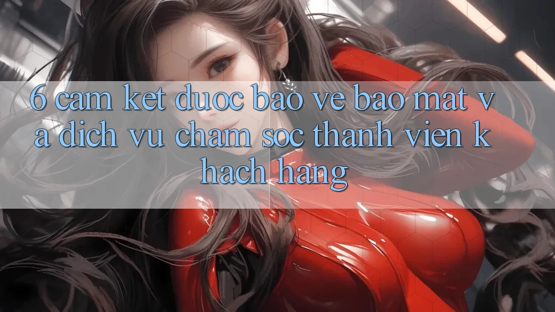 6. Cam Kết Được bảo vệ Bảo mật Và Dịch Vụ Chăm sóc thành viên Khách Hàng 6. Cam Kết Được bảo vệ Bảo mật Và Dịch Vụ Chăm sóc thành viên Khách Hàng