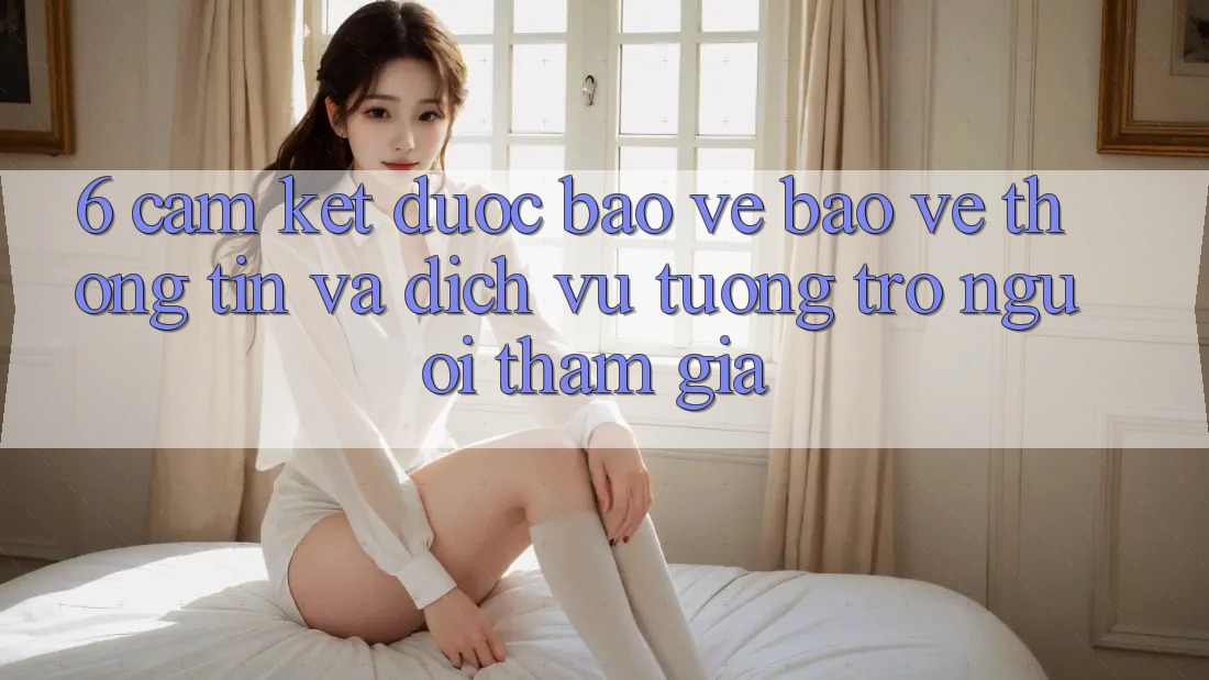 6. Cam Kết Được bảo vệ Bảo vệ thông tin Và Dịch Vụ Tương trợ Người tham gia 6. Cam Kết Được bảo vệ Bảo vệ thông tin Và Dịch Vụ Tương trợ Người tham gia