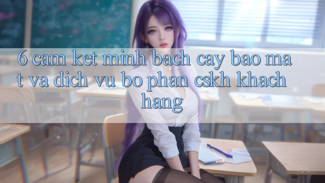 6. Cam Kết Minh bạch cậy Bảo Mật Và Dịch Vụ Bộ phận CSKH Khách Hàng