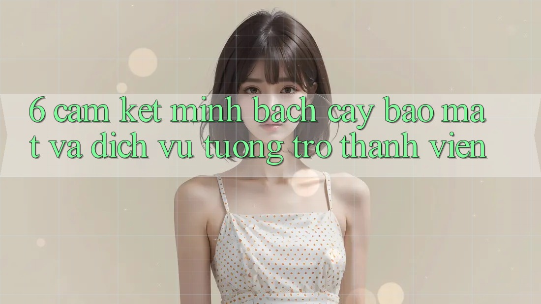 6. Cam Kết Minh bạch cậy Bảo Mật Và Dịch Vụ Tương trợ Thành viên 6. Cam Kết Minh bạch cậy Bảo Mật Và Dịch Vụ Tương trợ Thành viên