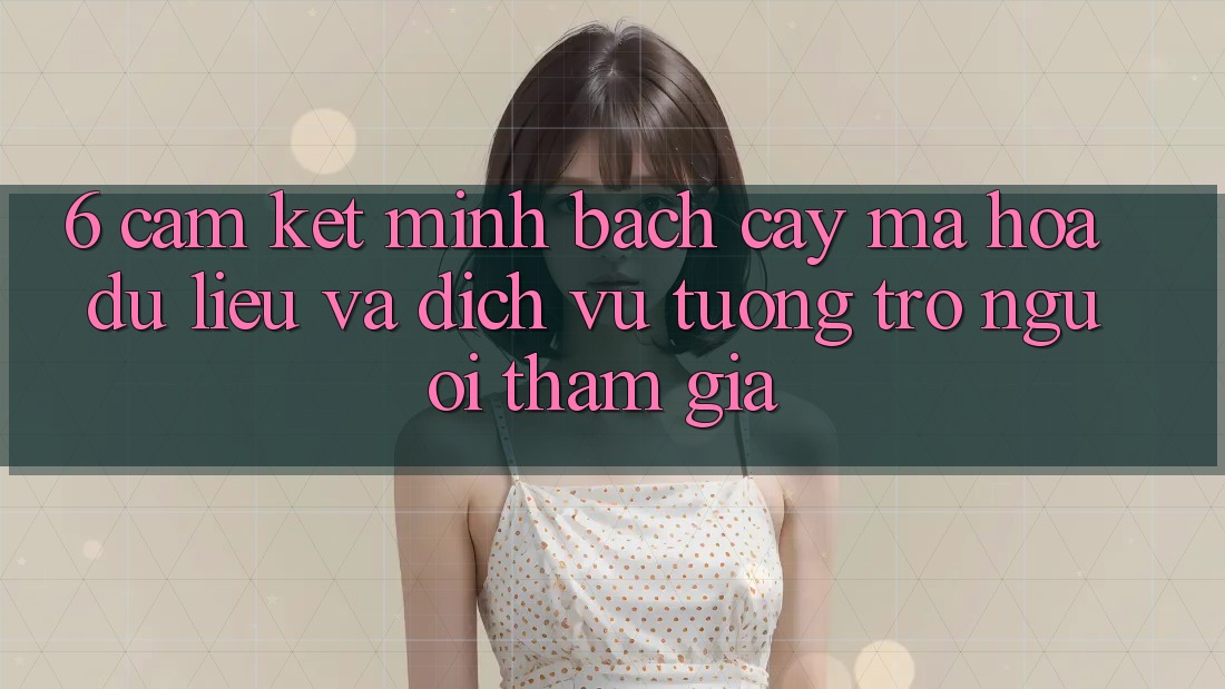 6. Cam Kết Minh bạch cậy Mã hóa dữ liệu Và Dịch Vụ Tương trợ Người tham gia 6. Cam Kết Minh bạch cậy Mã hóa dữ liệu Và Dịch Vụ Tương trợ Người tham gia
