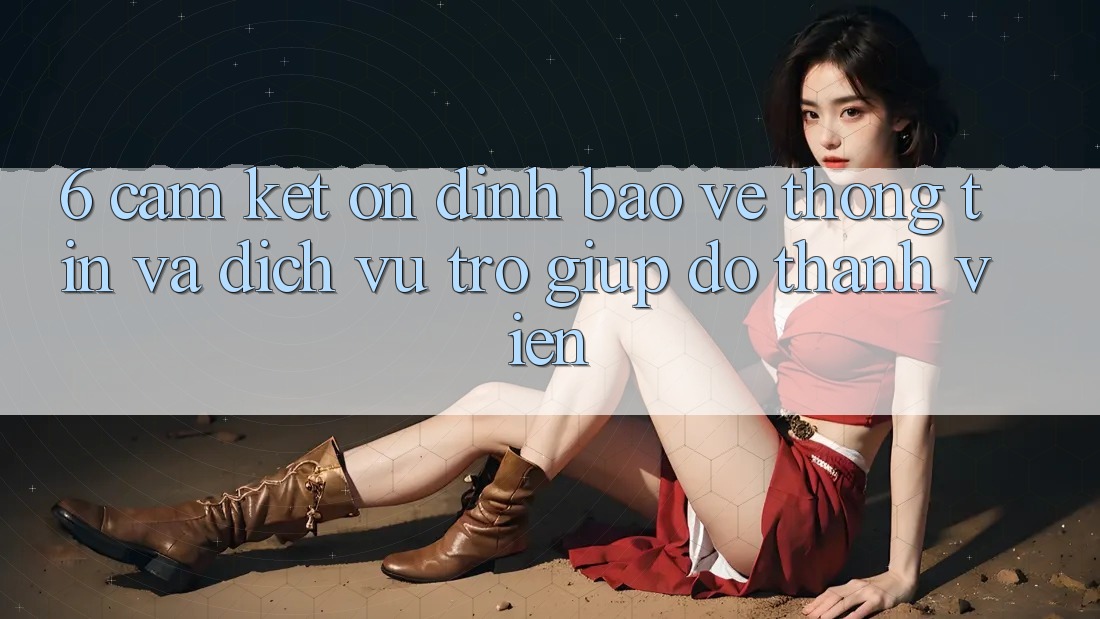 6. Cam Kết Ổn định Bảo vệ thông tin Và Dịch Vụ Trợ giúp đỡ Thành viên 6. Cam Kết Ổn định Bảo vệ thông tin Và Dịch Vụ Trợ giúp đỡ Thành viên
