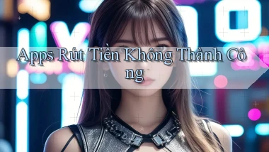 Apps Rút tiền không thành công