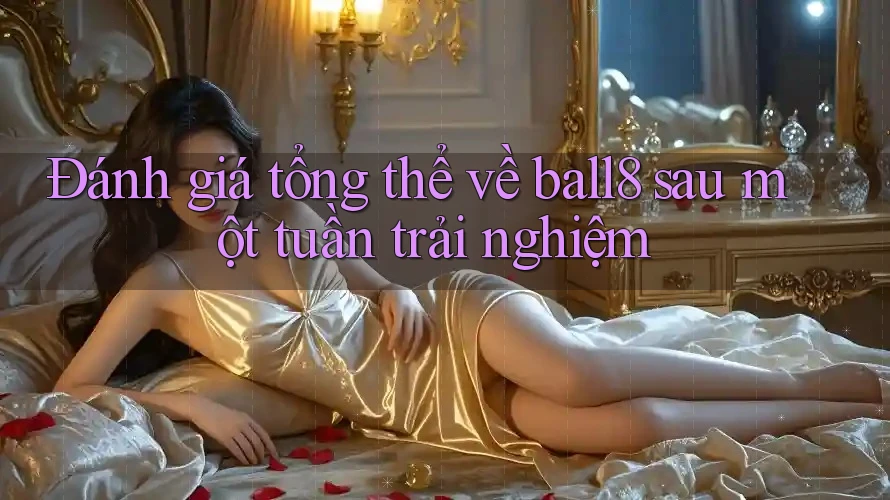 Đánh giá tổng thể về ball8 sau một tuần trải nghiệm Đánh giá tổng thể về ball8 sau một tuần trải nghiệm