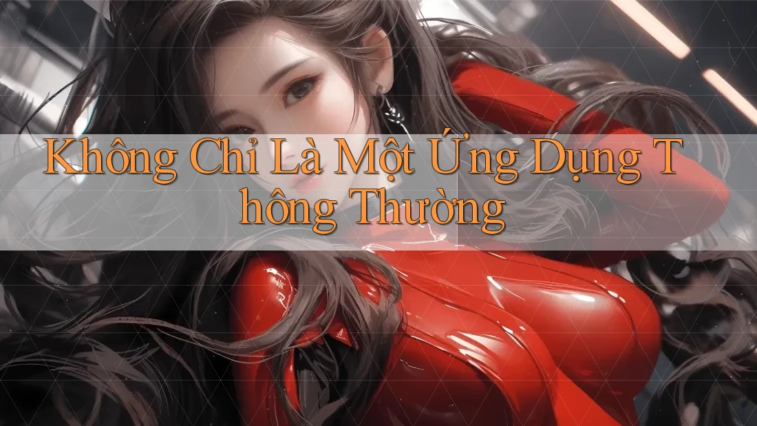 Không Chỉ Là Một Ứng Dụng Thông Thường Không Chỉ Là Một Ứng Dụng Thông Thường