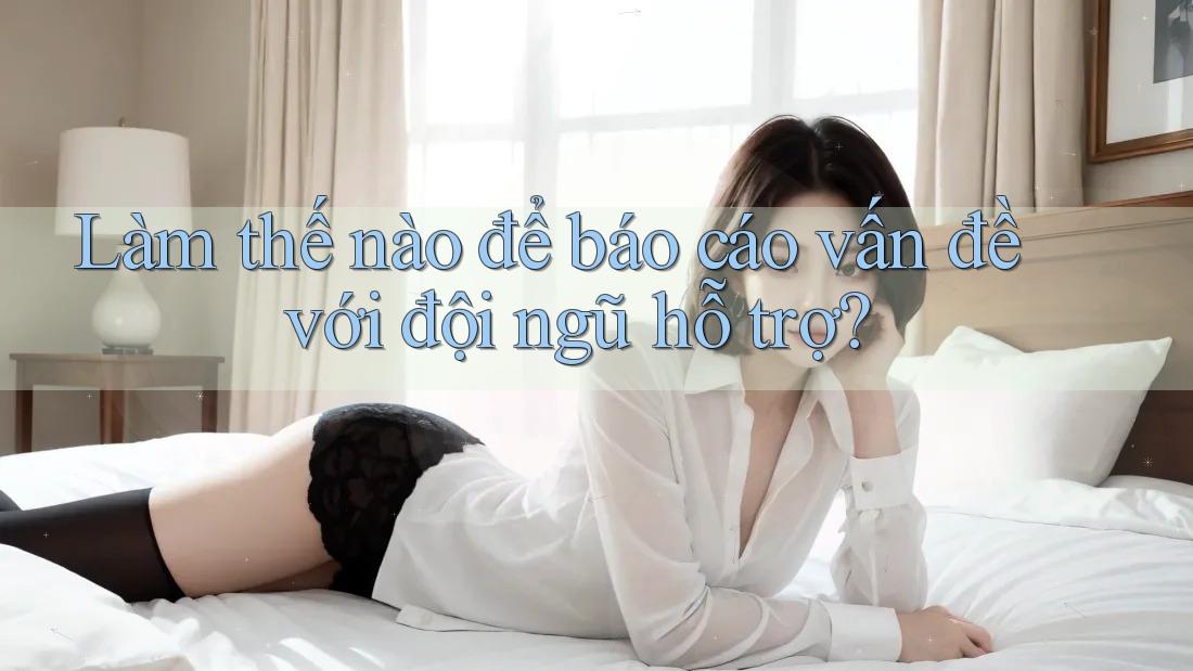 Làm thế nào để báo cáo vấn đề với đội ngũ hỗ trợ? Làm thế nào để báo cáo vấn đề với đội ngũ hỗ trợ?