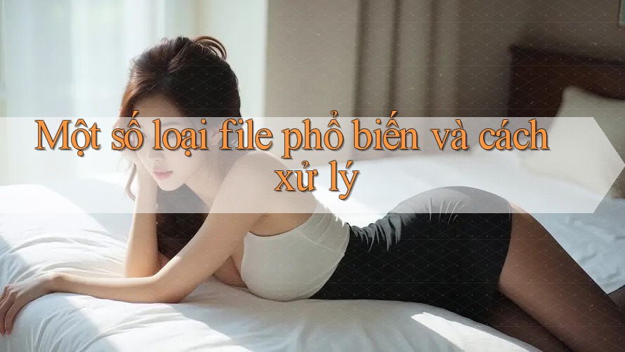 Một số loại file phổ biến và cách xử lý Một số loại file phổ biến và cách xử lý