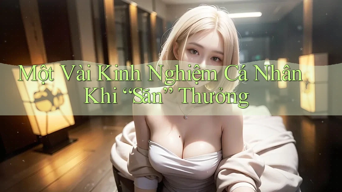 Một Vài Kinh Nghiệm Cá Nhân Khi “Săn” Thưởng Một Vài Kinh Nghiệm Cá Nhân Khi “Săn” Thưởng