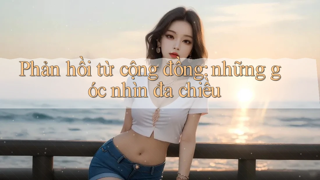 Phản hồi từ cộng đồng: Những góc nhìn đa chiều Phản hồi từ cộng đồng: Những góc nhìn đa chiều