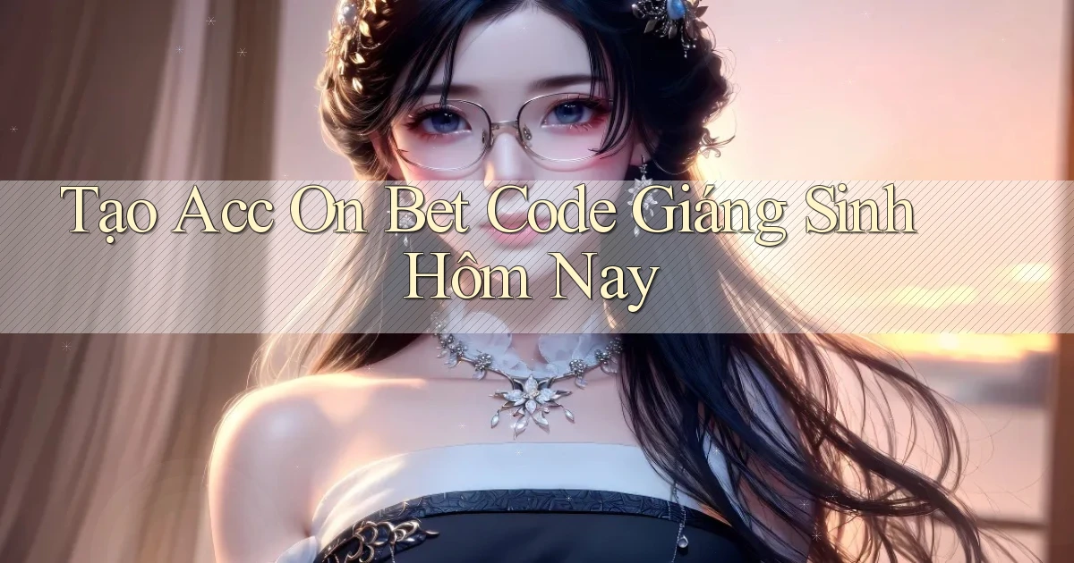 tạo acc on bet code giáng sinh hôm nay