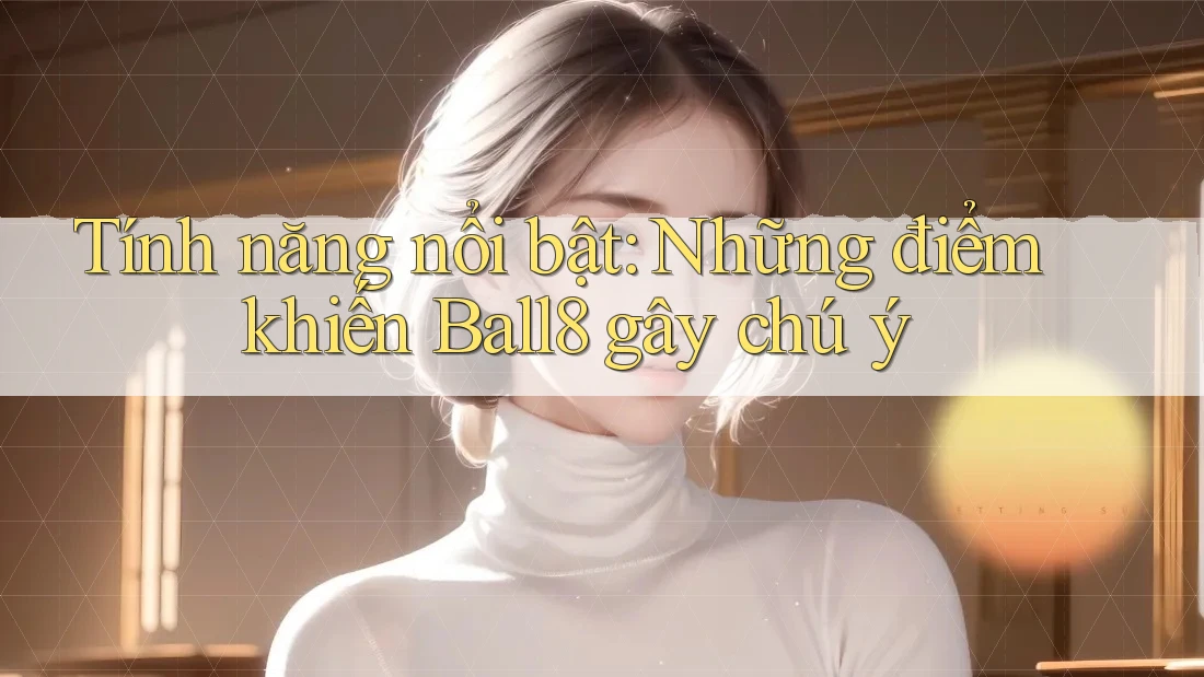 Tính năng nổi bật: Những điểm khiến Ball8 gây chú ý Tính năng nổi bật: Những điểm khiến Ball8 gây chú ý