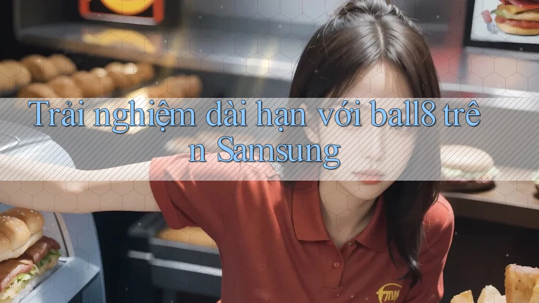 Trải nghiệm dài hạn với ball8 trên Samsung Trải nghiệm dài hạn với ball8 trên Samsung